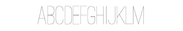 Ostrich Sans Light Font UPPERCASE