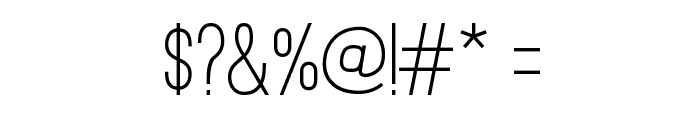 Ostrich Sans Medium Font OTHER CHARS