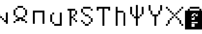 Ostrogothic Regular Font UPPERCASE