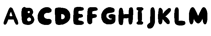 Osuluero Shop Regular Font UPPERCASE