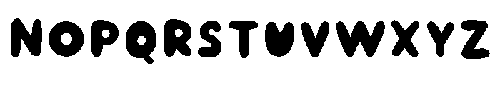 Osuluero Shop Regular Font UPPERCASE