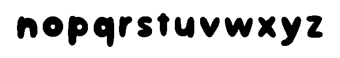 Osuluero Shop Regular Font LOWERCASE