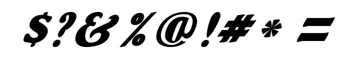 OswaldGrey-Italic Font OTHER CHARS