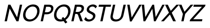 Oslo Bold Italic Font UPPERCASE