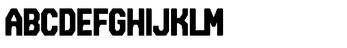 OS Hardline Bold Font UPPERCASE
