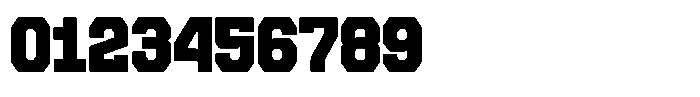 OS Hardline Heavy Font OTHER CHARS