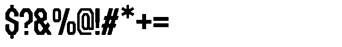 OS Hardline Regular Font OTHER CHARS