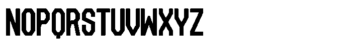 OS Hardline Regular Font LOWERCASE