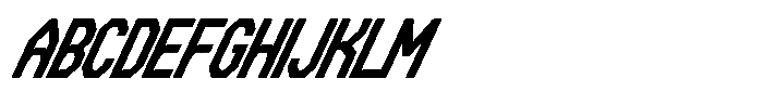 OS Hardline Slanted FONT