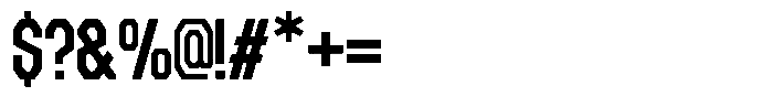 OS Hardline Variable Font OTHER CHARS