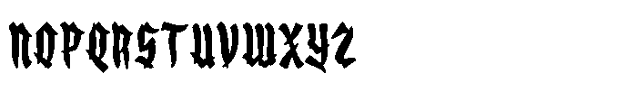 Osaka Hell Party Black Regular Font UPPERCASE