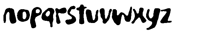 Osaka Moji Font LOWERCASE