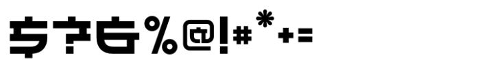 Osaka Samon Font OTHER CHARS