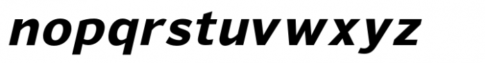 Osande TXT Bold Italic Font LOWERCASE