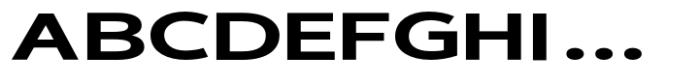 Osande TXT Extra Bold Expanded Font UPPERCASE
