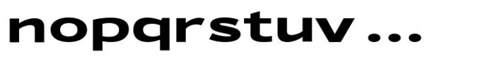 Osande TXT Extra Bold Expanded Font LOWERCASE