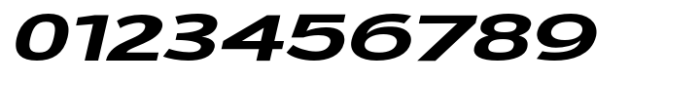 Osande TXT Extra Bold Italic Expanded Font OTHER CHARS