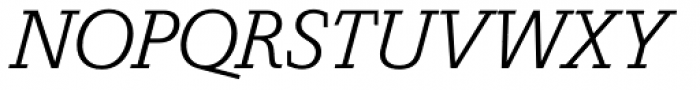 Osiris BQ Light Italic Font UPPERCASE