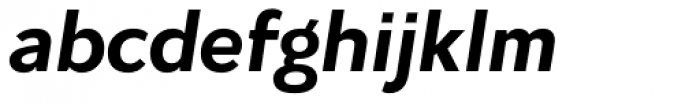 Osnova Cyrillic Bold Italic Font LOWERCASE