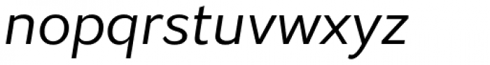 Osnova Navigation Cyrillic Italic Font LOWERCASE