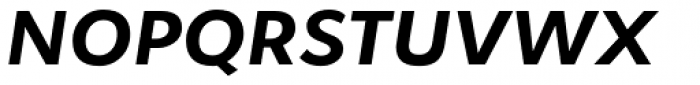 Osnova Navigation Std Bold Italic Font UPPERCASE