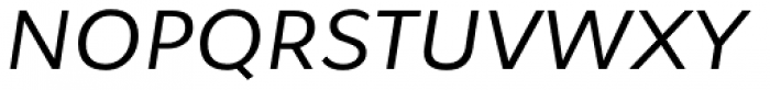 Osnova Navigation Std Italic Font UPPERCASE