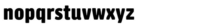 Oso Sans Condensed Black Font LOWERCASE