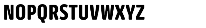 Oso Sans Condensed Bold Font UPPERCASE