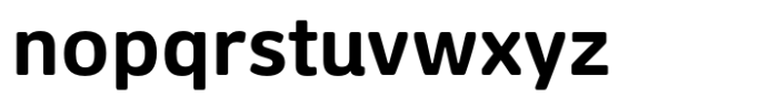 Oso Sans Light Bold Font LOWERCASE