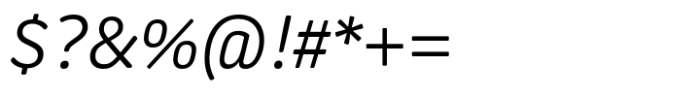 Oso Sans Light Italic Font OTHER CHARS