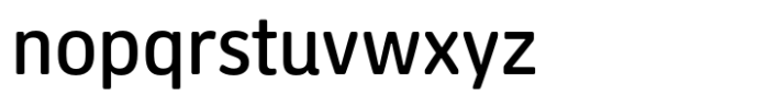 Oso Sans SemiCondensed Font LOWERCASE