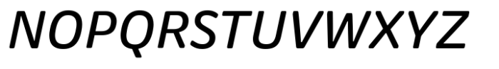 Oso Sans Variable Italic Font UPPERCASE