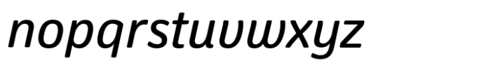 Oso Sans Variable Italic Font LOWERCASE