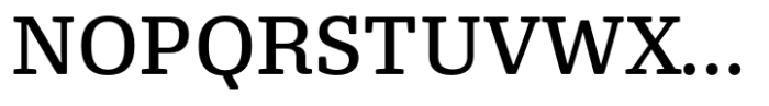 Oso Serif Regular Font UPPERCASE