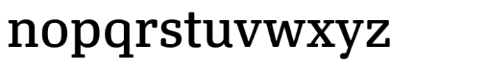 Oso Serif Regular Font LOWERCASE