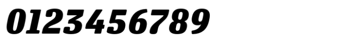 Oso Serif SemiCondensed Black Italic Font OTHER CHARS