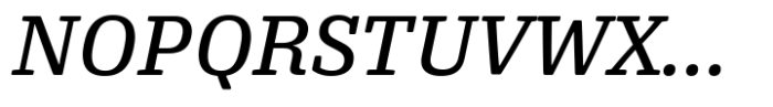 Oso Serif Variable Italic Font UPPERCASE
