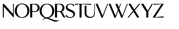 Ostera Font UPPERCASE