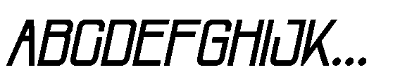 Osure Italic Font UPPERCASE