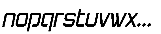Osure Italic Font LOWERCASE