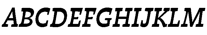 Otta PE Bold Italic Font UPPERCASE