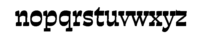 Otta PE Display Bold Font LOWERCASE