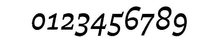 Otta PE Italic Font OTHER CHARS