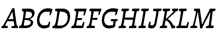 Otta PE Italic Font UPPERCASE