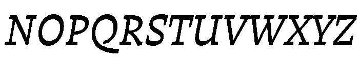 Otta PE Italic Font UPPERCASE