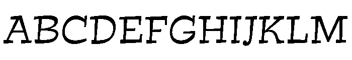 Otta Pe Light Font UPPERCASE