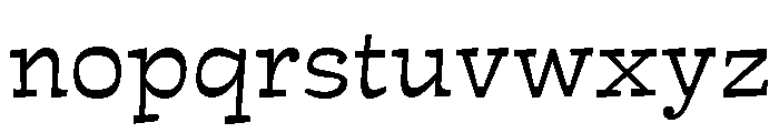 Otta Pe Light Font LOWERCASE