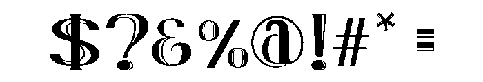 OTSKO Bold Font OTHER CHARS