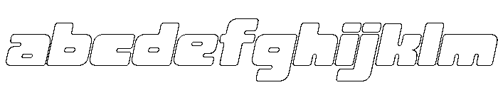 Otha Oblique Outline FONT
