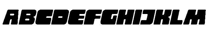 Otha Oblique Font UPPERCASE